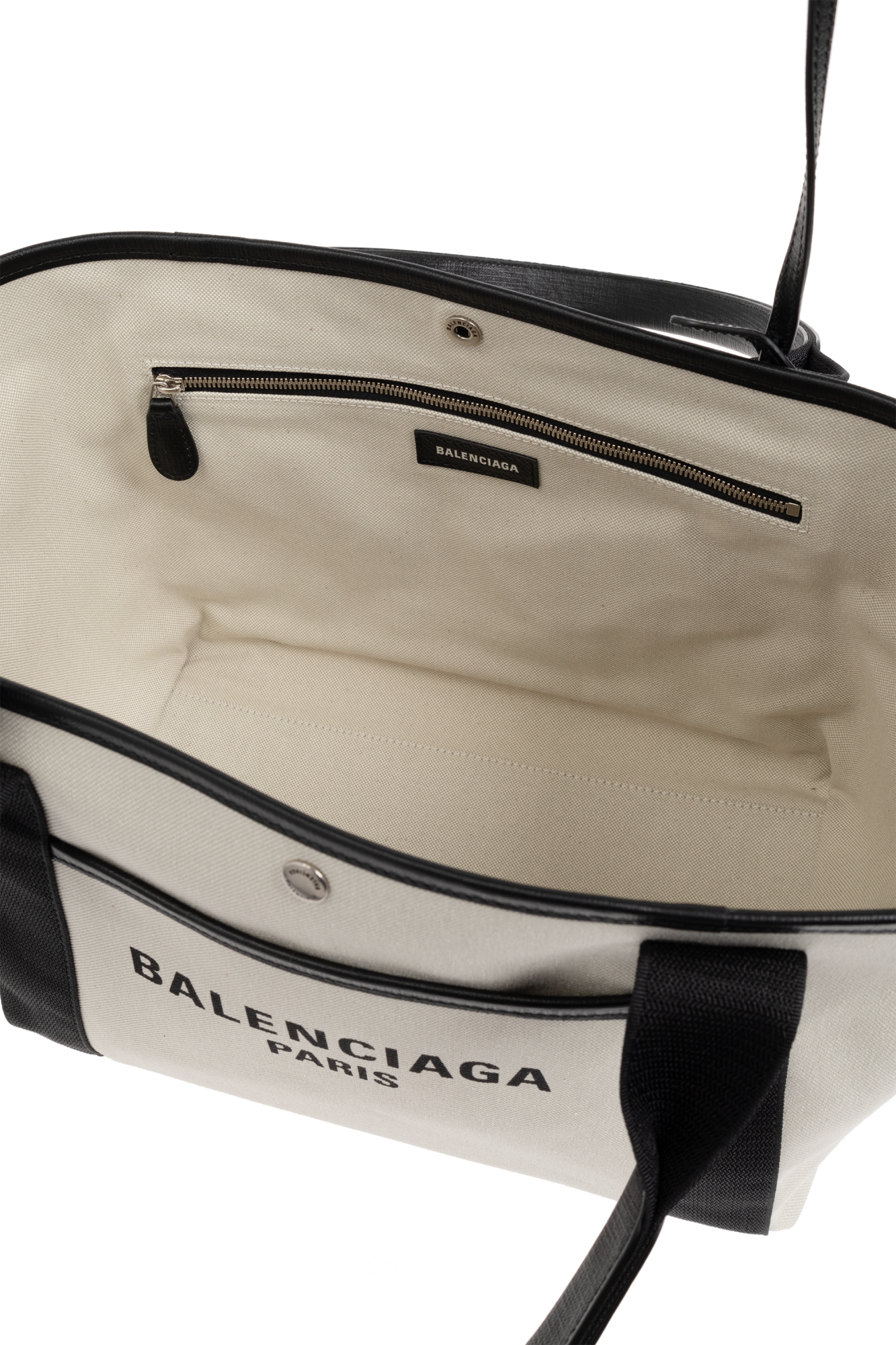 トートバッグ BALENCIAGA BLACK CANVAS MEDIUM BIARRITZ SHOPPING BAG 26741689_56448319_600.jpg
